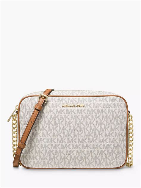 michael kors jet set crossbody bag vanilla|michael kors handbags jet set.